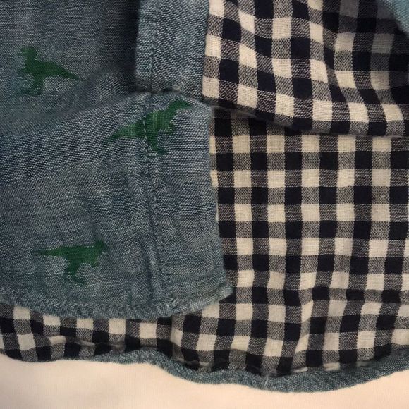 Gap plaid dinosaur shirt - Picture 3 of 3